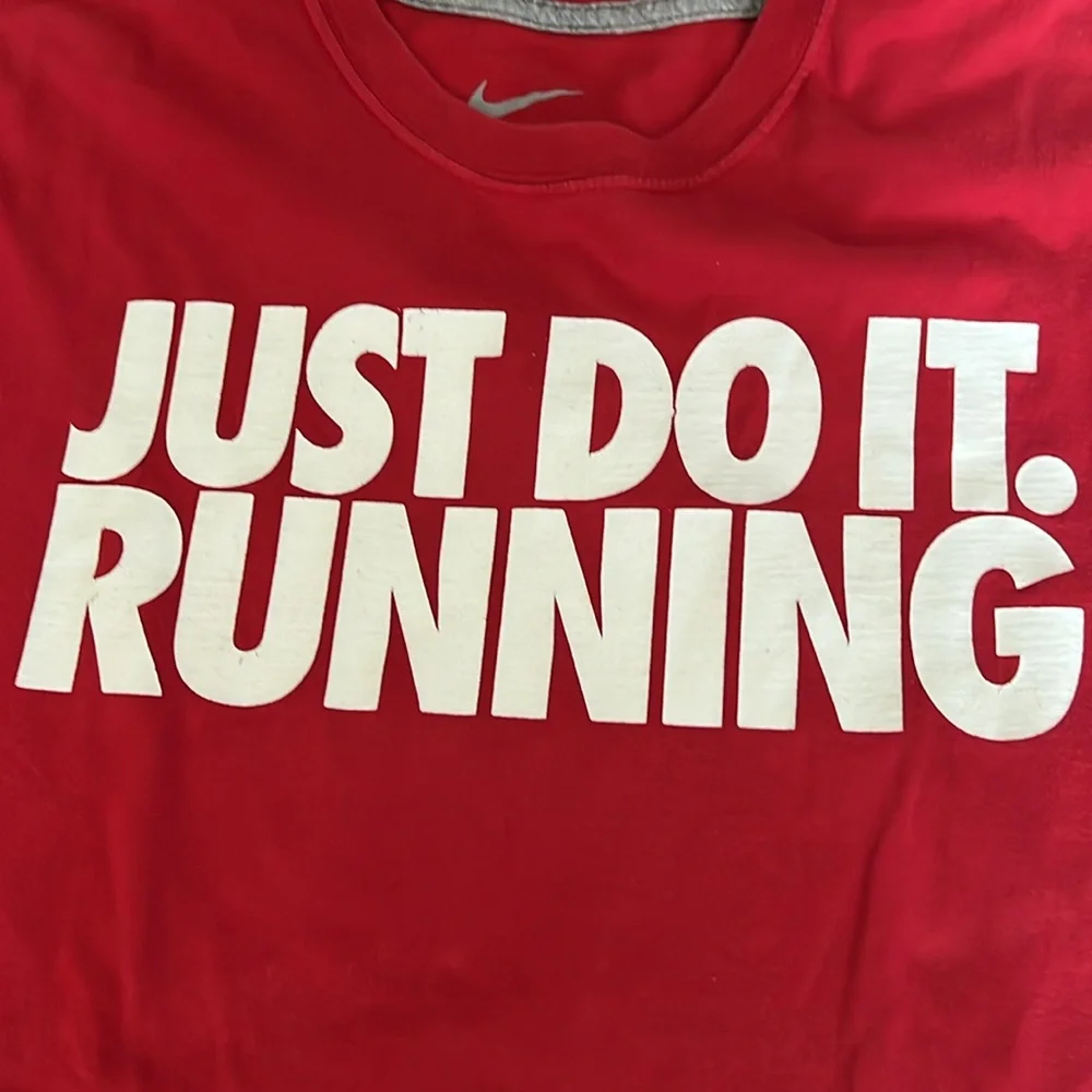 Bundle 2 tees - 1 - Nike just do it running 2- monster energy size Medium